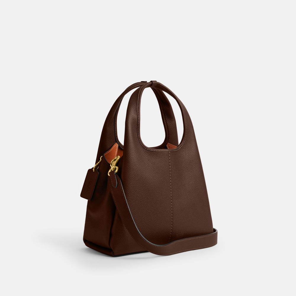 Bolsa Lana Shoulder 23 Coach Marrom - coach